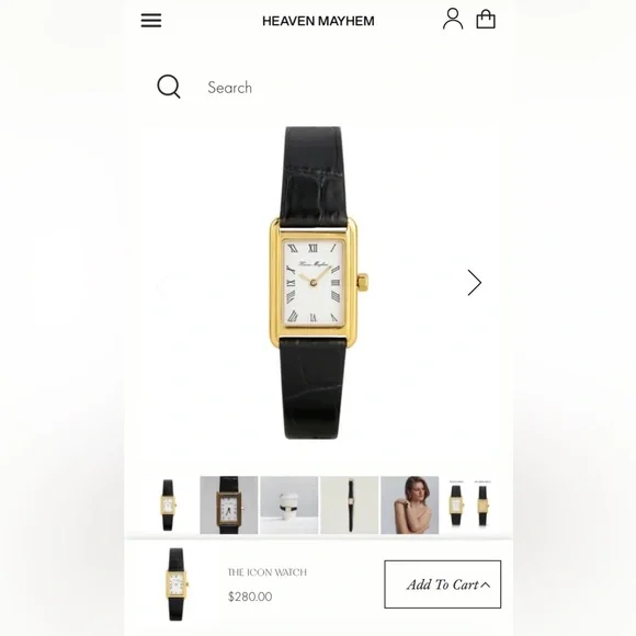 Gold and Black Icon Watch - Picture 16 of 16